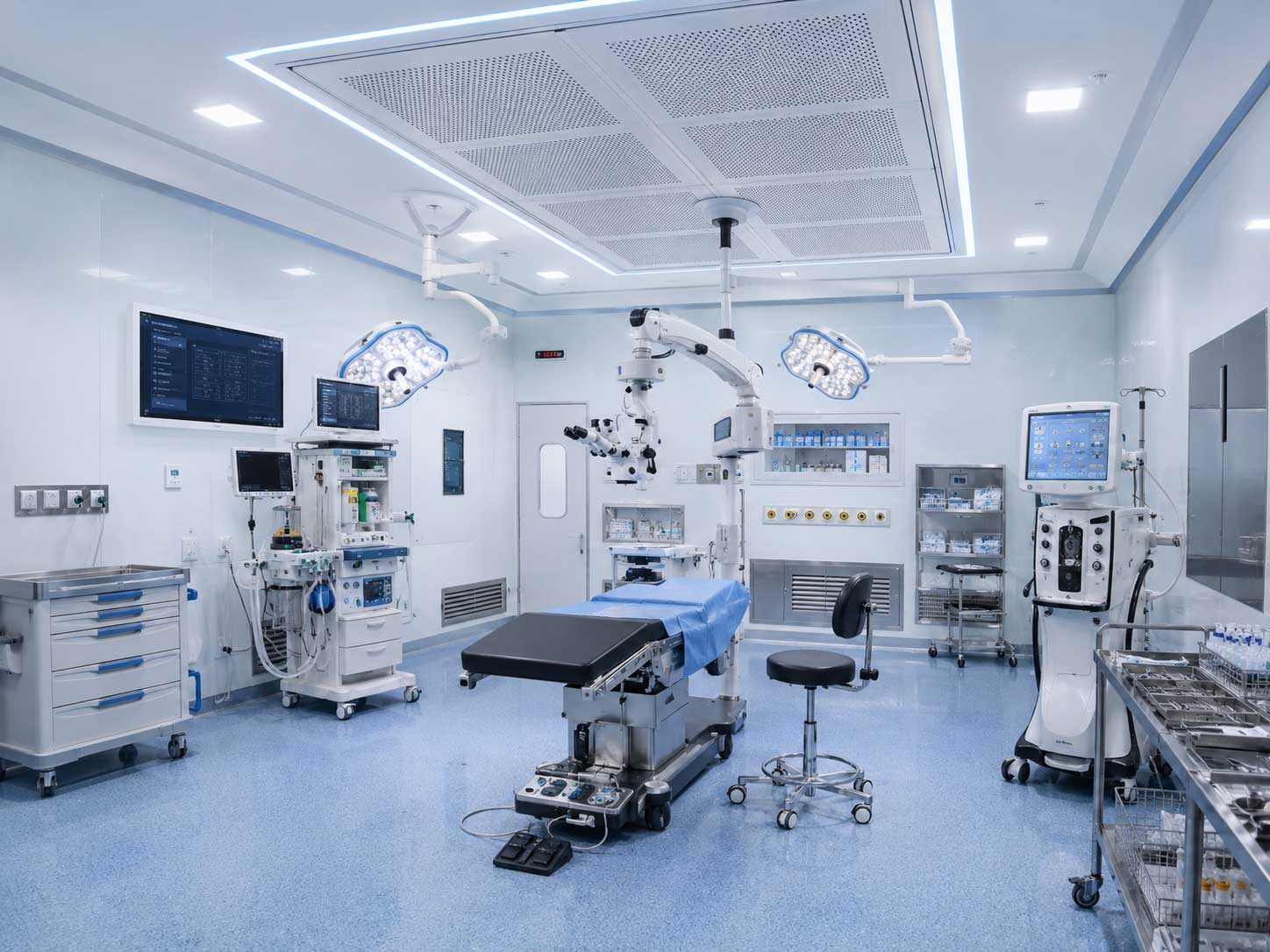 HEPA-filtered operation theatre